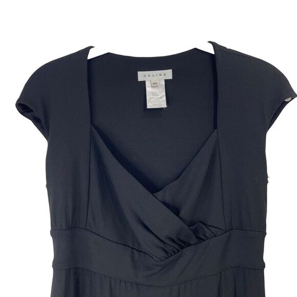 Celine little‎ black sheath midi dress Size EU 40 black designer - Picture 4 of 9